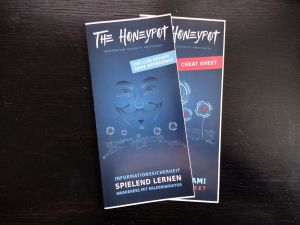 Broschüren "The Honeypot" - Cyber Escape Truck